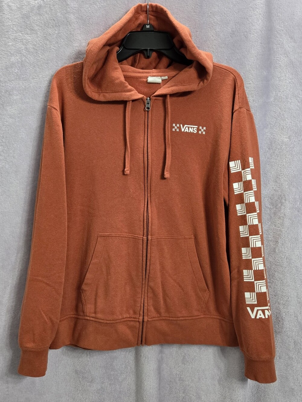 Women's Vans Zip Front Hoodie Jacket Size M